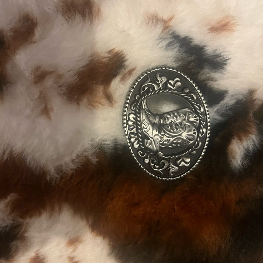 Silver Western Belt Buckle